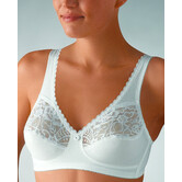 Topsy Plus Bh zonder beugel 90% katoen basis kleur wit