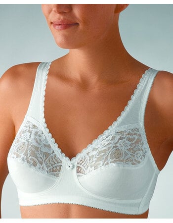 Susa Topsy Plus Bh zonder beugel 90% katoen basis kleur wit