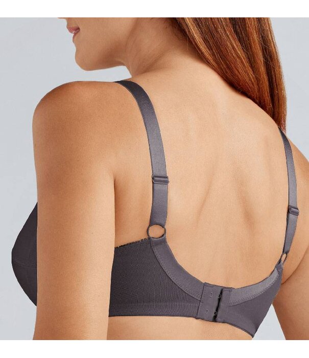 Amoena  Amoena Nancy prothese bh zonder beugel – grijs – met CoolMax® prothesehoesjes – zachte ondersteuning & tijdloos comfort