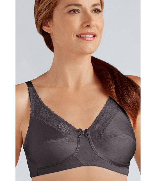 Amoena  Amoena Nancy prothese bh zonder beugel – grijs – met CoolMax® prothesehoesjes – zachte ondersteuning & tijdloos comfort