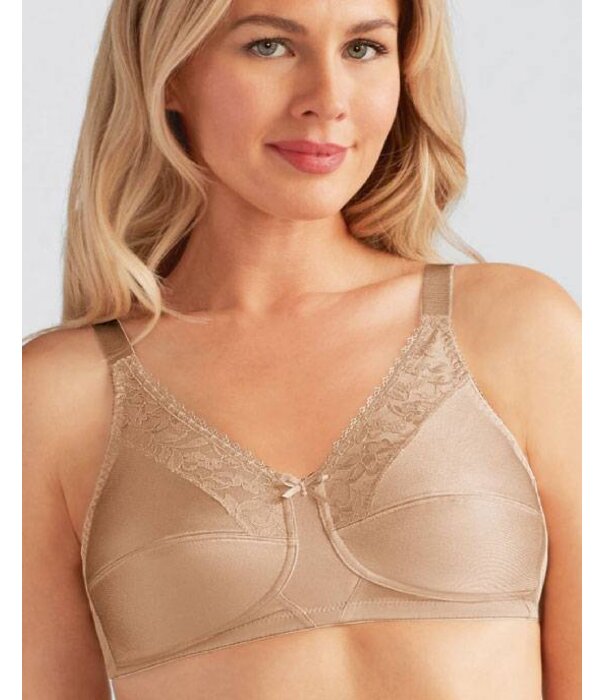 Amoena  Amoena Nancy prothese bh zonder beugel – light sand – met CoolMax® prothesehoesjes – zachte ondersteuning & tijdloos comfort