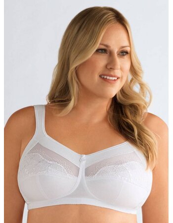 Amoena Isadora prothese bh kleur wit zonder beugel – stevige tweedelige cup