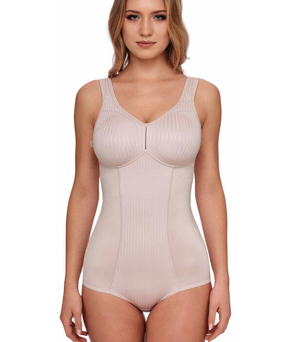 Susa Susa Cremona stevige body zonder beugel met licht corrigerend voorpand in sand