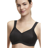 Susa London Minimizer BH Zonder Beugel - Zwart - Gladde Naadloze Cups