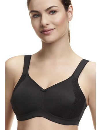 Susa London Minimizer BH Zonder Beugel - Zwart