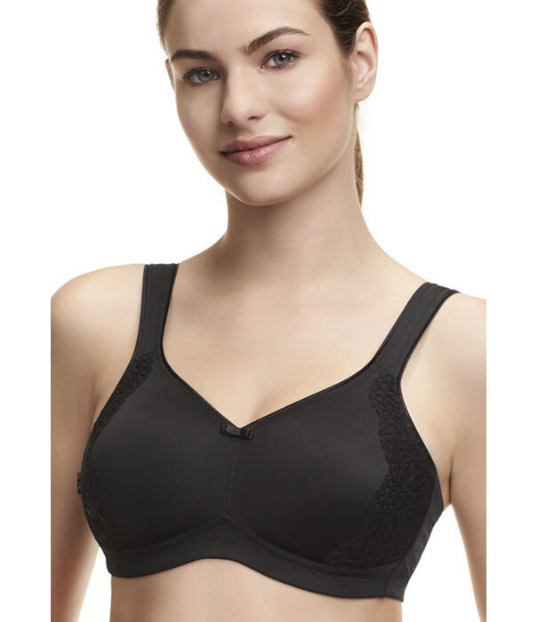 Susa Susa London Minimizer BH Zonder Beugel - Zwart - Gladde Naadloze Cups