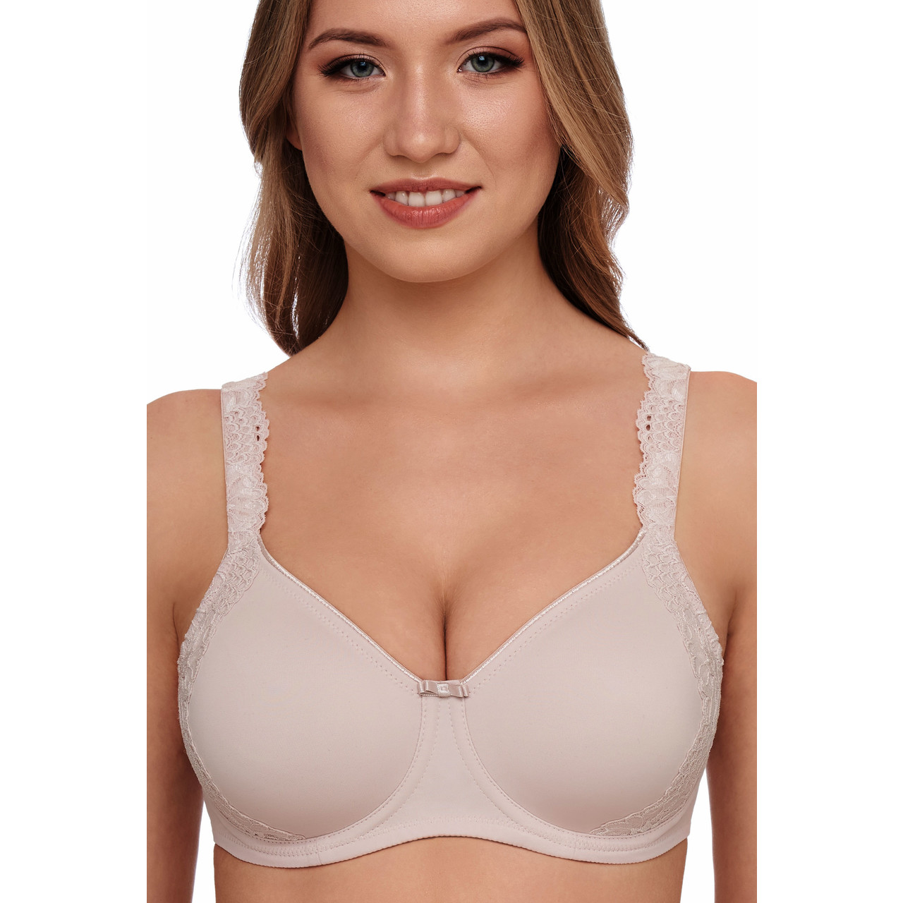 Susa Damen Minimizer BH Ohne Bügel - Bügelloser BH Mit Reduktionseffekt