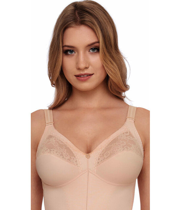 Susa Elize Classic corselet zonder beugel in wit of  huidkleur