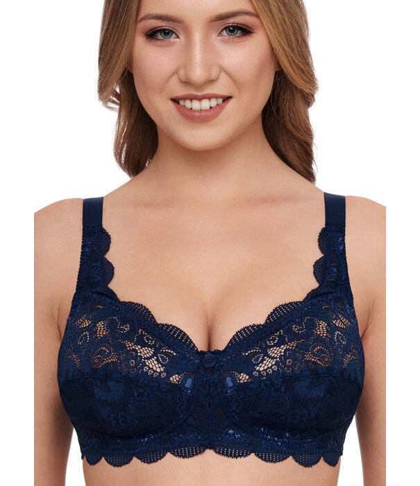 Susa Susa Latina Bh zonder beugel kleur marineblauw