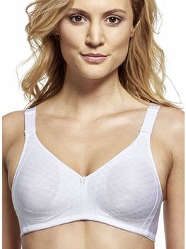 Susa Susa Topsy Plus Isa BH Zonder Beugel – Hoog Katoen Gehalte – Wit, Zwart & Huid