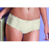 Pure Cotton Shorty in kleur champagne mêlee mt 42