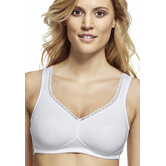 Cecania Prothese Bh zonder beugel gemaakt van Organic Cotton kleur wit