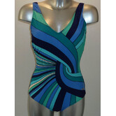 Danique badpak zonder beugel & licht voorgevormde cup kleur blauw maat C50 is cupmt C105