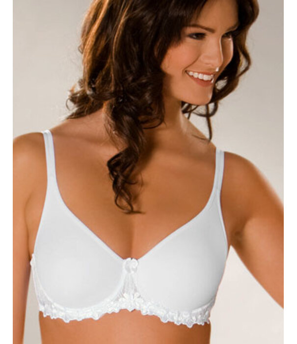 Naturana Naturana  Alondra microfaser Bh met beugel in basis kleur wit