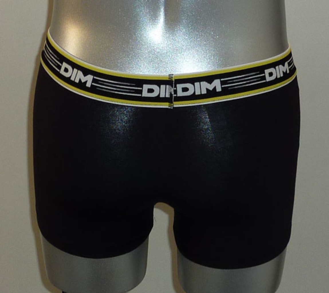 Dim   Stadium cotton stretch boxershortset in zwart & grijs