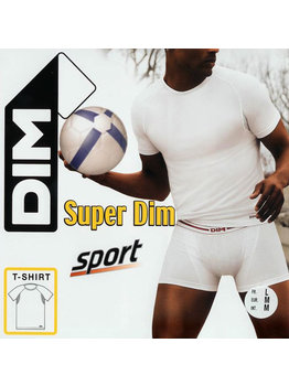 Dim  soft stretch Sport T-shirt kleur zwart mt L