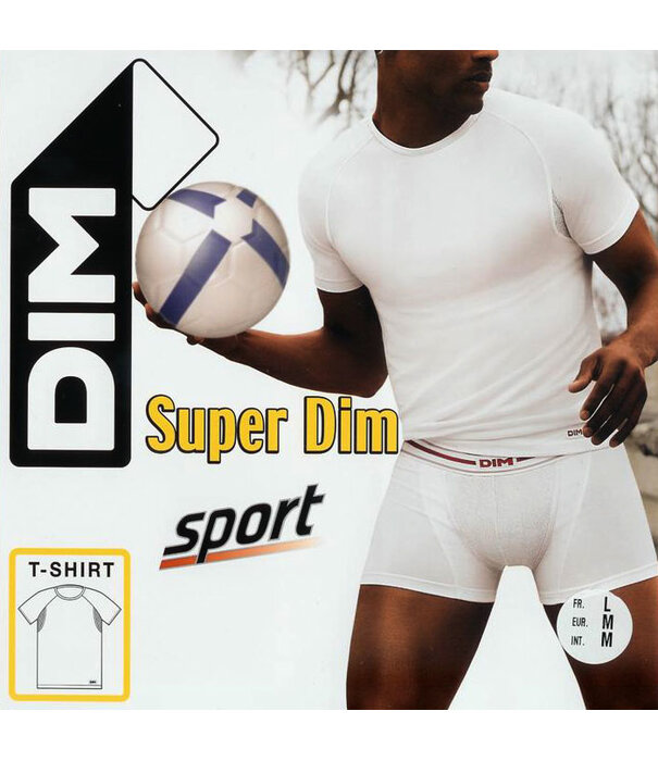 Dim   soft stretch Sport T-shirt kleur zwart mt L