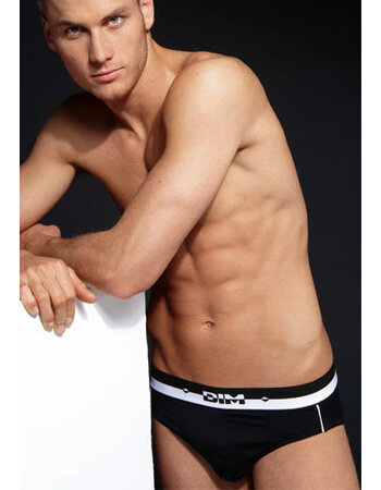 Herenslipset kleurechte microfaser zwart mt XL