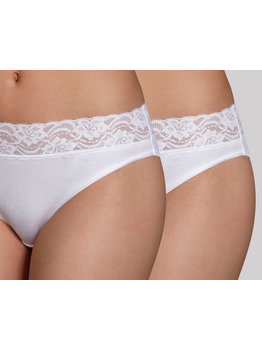 Dim  DIM Slipset 2‑Pack – Cotton Stretch Midi Slip