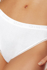 Dim  DIM Slipset 2‑Pack – 100% Pur Cotton Mini Slip – Wit & Zwart