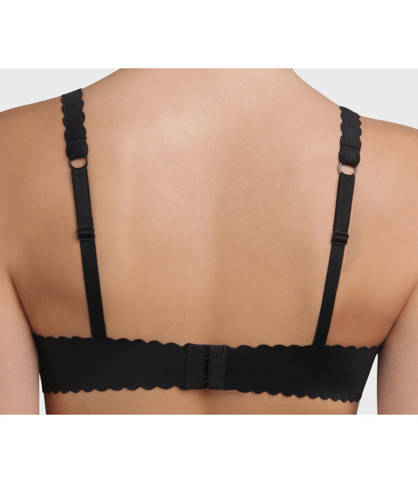 Dim  Dim Body touch naadloze Bh met beugel, kleur zwart, wit, blue lagoon of skin