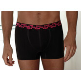 Dim Fusion naadloos microfaser boxershortset mt M kleur zwart