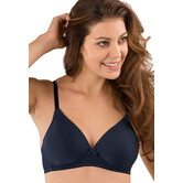 Naturana Lini Bh zonder beugel & licht voorgevormde cup kleur groen, wit, marineblauw, huid , blue & brique kleur