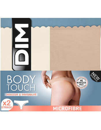 Dim Body Touch twee delig naadloos microfaser stringset