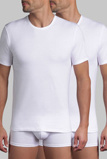 Dim  X-Temp tweedelige shirtset met ronde hals  mt S of M,  basis kleur wit of zwart