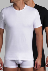 Dim  X-Temp tweedelig shirtset met ronde hals  mt S tm L basis kleur wit of zwart