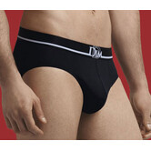 slipset in zachte microfaser kwaliteit mt XL zwart