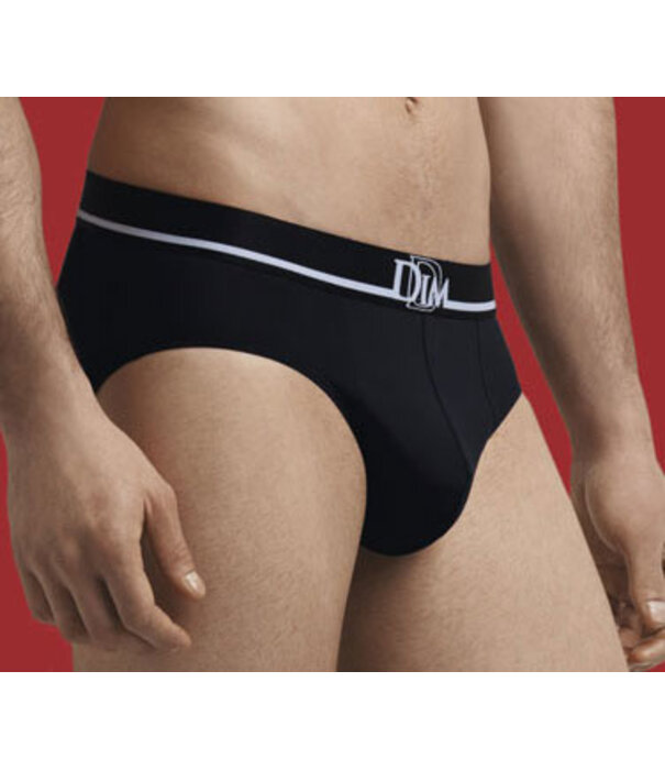 Dim   slipset in zachte microfaser kwaliteit mt XL zwart