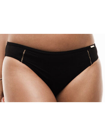 Sapph Xana Beach bikinislip kleur zwart maten L of XL