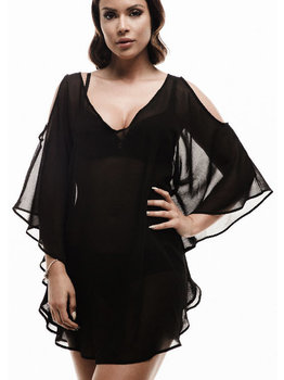 Sapph Sapph Pelican Beach tunique kleur zwart mt S t/m 2XL