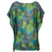 Sapph Mamita Bay tuniek kleur groen met snakeprint