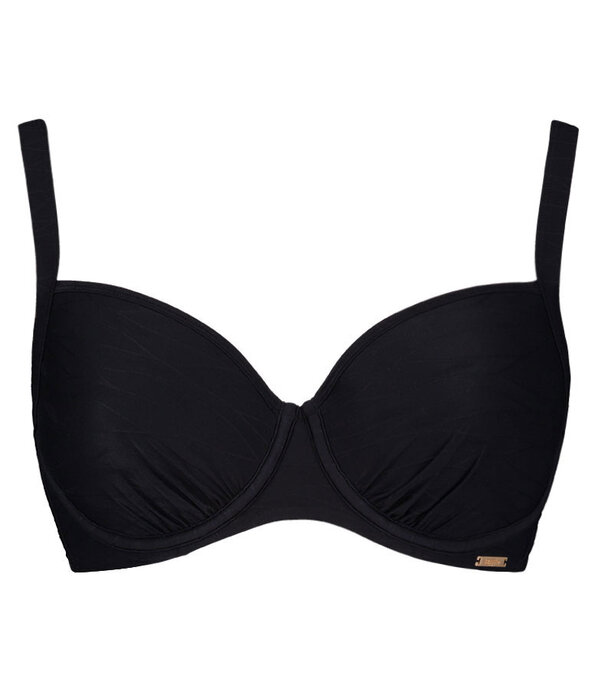 Sapph  Tioman Island bikinitop met beugel & voorvorm kleur zwart