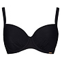 Tioman Island bikinitop met beugel & voorvorm kleur zwart