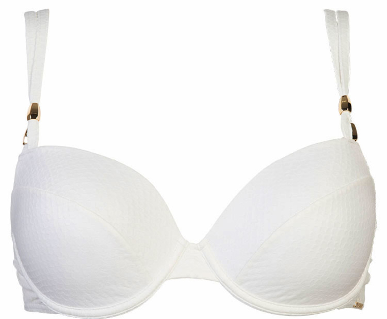 Sapph  Vanilla bikinitop met beugel & voorvorm kleur Offwhite