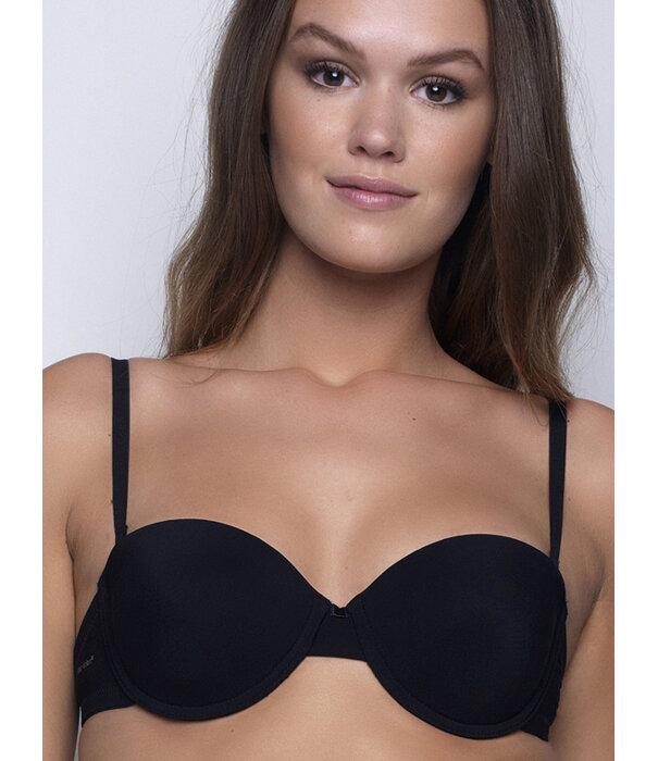 After Eden After Eden Sensitive Multiway/Strapless Bh met lichte voorvorm in  zwart & poudre