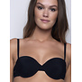 After Eden Sensitive Multiway/Strapless Bh met lichte voorvorm in  zwart & poudre