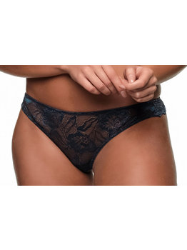 After Eden After Eden Anna heupstring kleur grijs met ingeweven print kleur blue