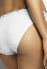 Dim  Dim Bio Cotton tweedelig midi slipset in wit of zwart