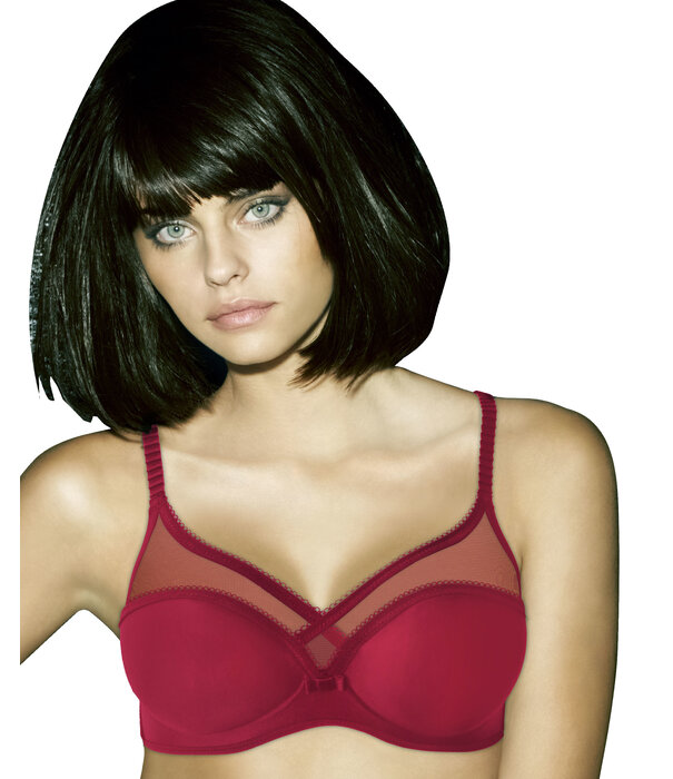 Dim  Dim Osmose Bh zonder beugel & lichte voorvorm, in zwart, rood of champagne