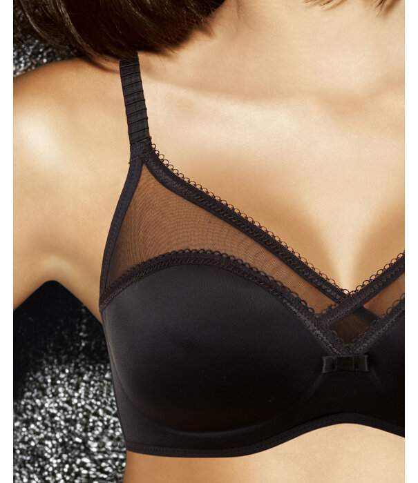 Dim  Dim Osmose Bh zonder beugel & lichte voorvorm, in zwart, rood of champagne