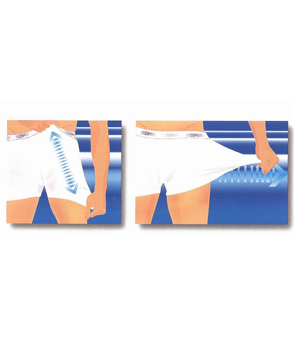 Dim  Dim  3D Flex Classic Cotton Stretch 2 delig boxershortset  kleur zwart