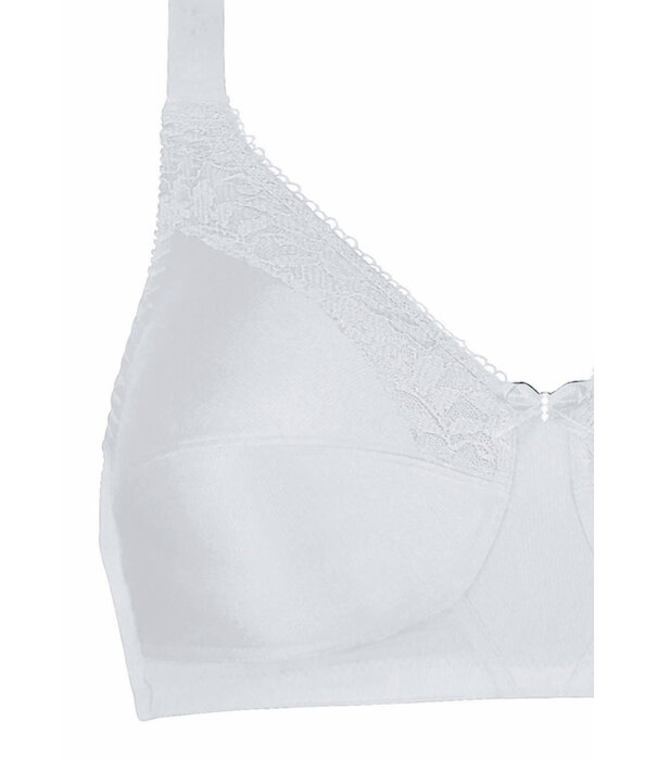 Amoena  Amoena Nancy prothese bh zonder beugel – wit – met CoolMax® prothesehoesjes – zachte ondersteuning & tijdloos comfort