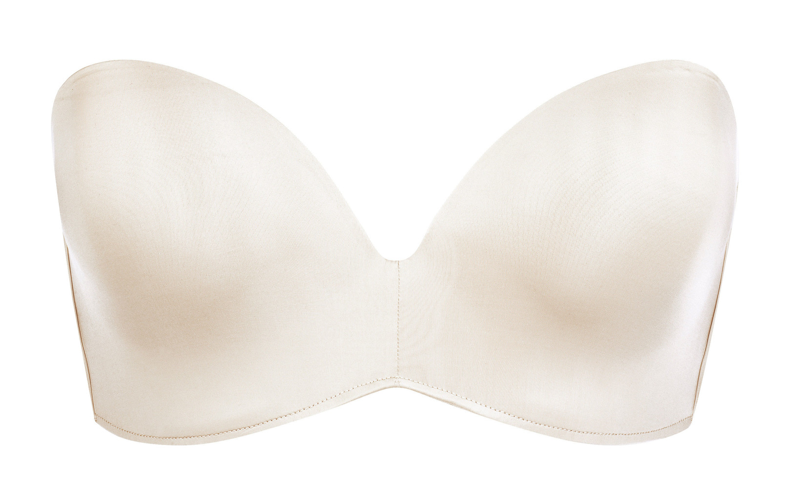 Wonderbra New Ultimate Strapless Bh kleur ivoor - Bodyfashion Born