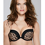 Wonderbra  Tribal Chic Full Effect Bh voorzien van gel & air kleur zwart met beige