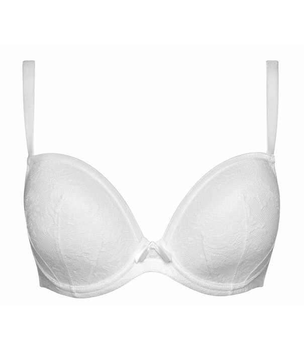 Wonderbra  Embrace Bh met licht voorgevormde cup zwart met skin gecombineerd of wit