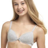 Boobs & Bloomers Audrey katoenen Bh zonder beugel kleur grijs